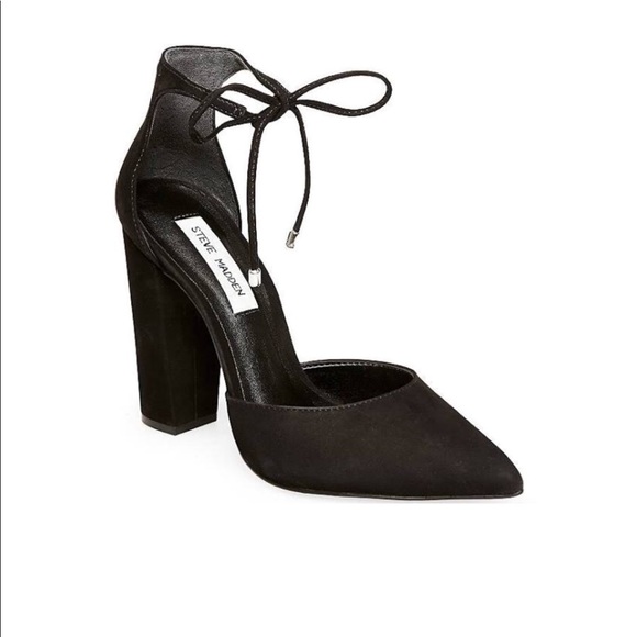 Steve Madden Shoes - Steve Madden Pamperd Pumps Black Nubuck, 7.5